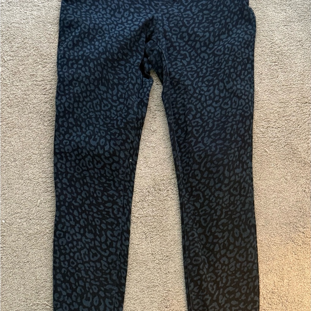 SPANX leapord Denim control top leggings